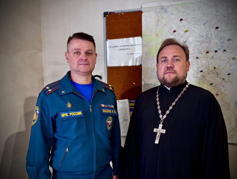 Рабочая встреча благочинного Люберецкого церковного округа с представителем Главного управления МЧС РФ по г.о. Люберцы