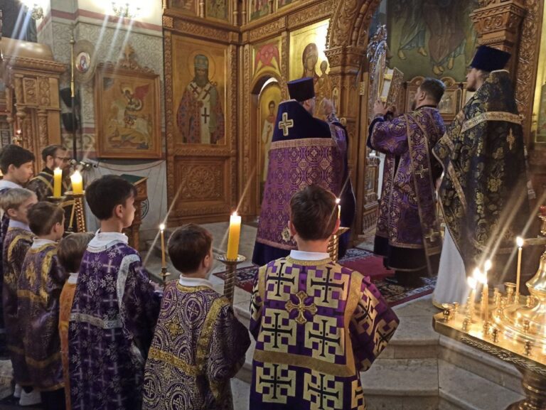 Начало занятий в воскресной школе «Фавор и Ермон» при Преображенском соборе города Люберцы
