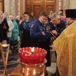 Встреча Вифлеемского огня в Преображенском соборе города Люберцы
