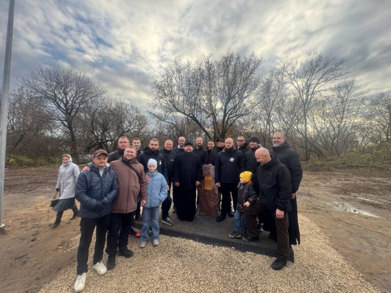 «Люберецкие Соборяне» у закладного камня храма Рождества Христова в Люберцах 26 октября 2025 г.